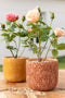 J-Line bloempot Ruw - keramiek - terracotta - small - Ø 15.50 cm