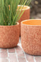 J-Line bloempot Ruw - keramiek - terracotta - small - Ø 15.50 cm