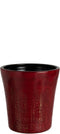J-Line Bloempot Spikkel Keramiek Rood/Goud Large - Ø 25.50 cm