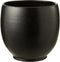 J-Line Bloempot Ying Keramiek Zwart Large - Ø 35.00 cm