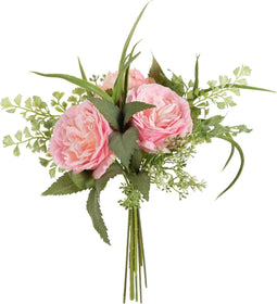 J-Line boeket Tulpen Varen - kunststof - lichtroze