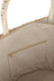 J-Line boom Palm Bladeren 3 Stammen - staal - goud - large