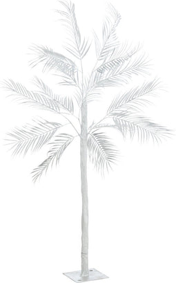 J-Line boom Palm - metaal - zilver - small