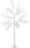 J-Line boom Palm - metaal - zilver - small