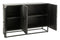 J-Line Buffetkast Shanil Hout/Ijzer Zwart