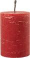 J-Line buitenkaars Pilaar Paraffine - rood - medium - 95U