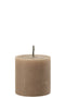 J-Line Buitenkaars Pilaar Paraffine Taupe Small-70Uren