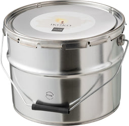 J-Line buitenkaars verfpot ikoko - metaal/was - wit - large - 135U