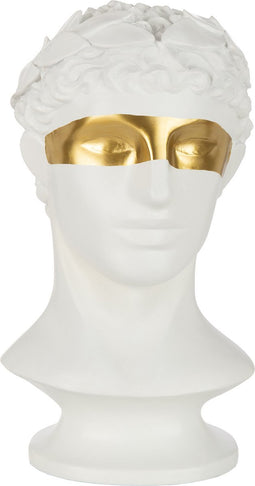 J-Line Buste Caesar Poly Wit/Goud