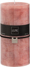 J-Line cilinderkaars - terracotta - XXL - 150U - 6 stuks