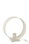 J-Line Cirkel tafellamp - staal - zwart - woonaccessoires