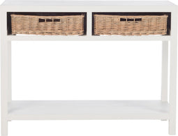 J-Line console 2 Manden - hout - wit