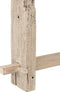 J-Line console Brut - hout - wit/naturel
