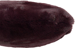 J-Line Cutie sierkussen – polyester – 45x45 cm – donkerrood