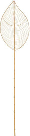 J-Line decoratie Blad - rotan - naturel
