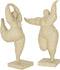 J-Line decoratie Figuur Delphine - polyresin - beige