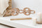 J-Line decoratie Figuurs 5 In Ring - hout - naturel