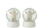 J-Line decoratie Koersfiets - metaal - mix - 3 stuks