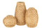 J-Line decoratie Koersfiets - metaal - mix - 3 stuks