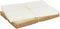 J-Line decoratie Papier Antiek - papier - wit/beige - large - 2 stuks