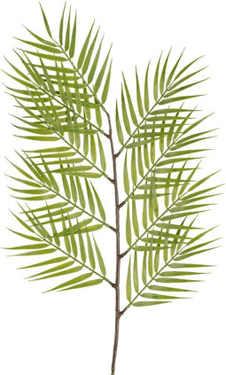 J-Line decoratie Tak Bamboe - kunststof - groen - large - 8 stuks