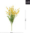 J-Line decoratie tak Forsythia - kunststof - geel