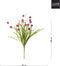 J-Line decoratie tak Paars Heelkruid - kunststof - roze/paars