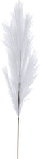 J-Line decoratie tak Plumeau - kunststof - wit - medium