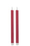 J-Line Doos 2 Kaarsen Led Lang Rood Large