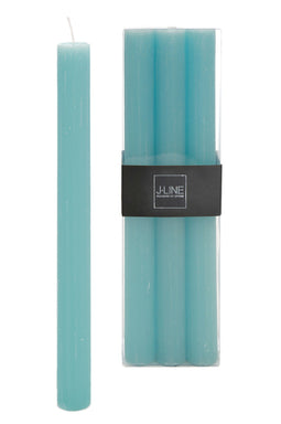 J-Line Doos 6 Tafelkaarsen Azuur -9U