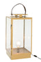 J-Line Doos Van 4 Kerstbal Parels Glas Goud Large