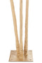 J-Line kerstbal Parels - glas - paars - small - doos van 4