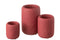 J-Line kerstbal Vlekken - glas - bruin/zwart - large - doos van 4