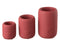 J-Line kerstbal Vlekken - glas - bruin/zwart - large - doos van 4