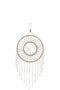 J-Line droomvanger Mandala - hout - wit - large