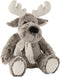 J-Line Eland+Sjaal Pluche Grijs/Wit Small