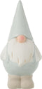 J-Line figuur Kabouter - keramiek - wit/lichtblauw - medium
