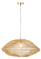 J-Line Figuur Koppel Mangohout/Aluminium Naturel/Wit