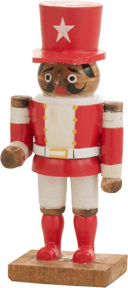 J-Line figuur Notenkraker - hout - rood - small
