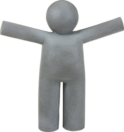 J-Line figuur P'tit Maurice - magnesium - grijs - large