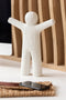 J-Line figuur P'tit Maurice - polyresine - wit - small