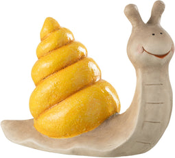 J-Line figuur Slak Buiten - kunststof - geel