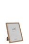 J-Line decoratie Figuur Staand Fijn Op Voet - polyresin/hout - naturel/wit - 2 stuks