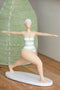 J-Line figuur vouw Yoga Stretch - polyresin - groen