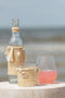 J-Line Fles Decoratie Met Schelpen Glas Naturel