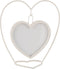 J-Line fotolijst - fotohouder Hart - metaal - wit