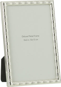 J-Line fotolijst - fotokader Afgerond Lijnen - metaal - zilver - small - 2 stuks