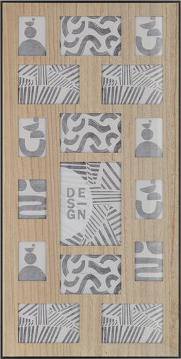 J-Line fotolijst hout - naturel/zwart