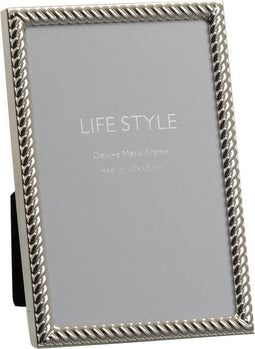 J-Line fotolijst metaal - zilver - small - 2 stuks