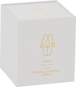 J-Line geurkaars Astro Tweelingen – Sapphire Amber Tea – wit - 50U